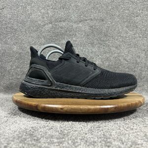 Adidas Ultraboost 20 FU8498 Women's Size 8.5 Black Athletic Running Shoes Used